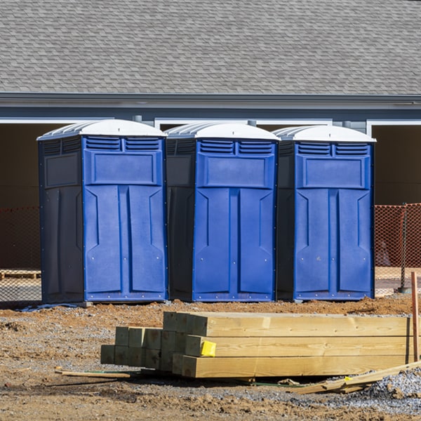 do you offer hand sanitizer dispensers inside the portable restrooms in Macon MI